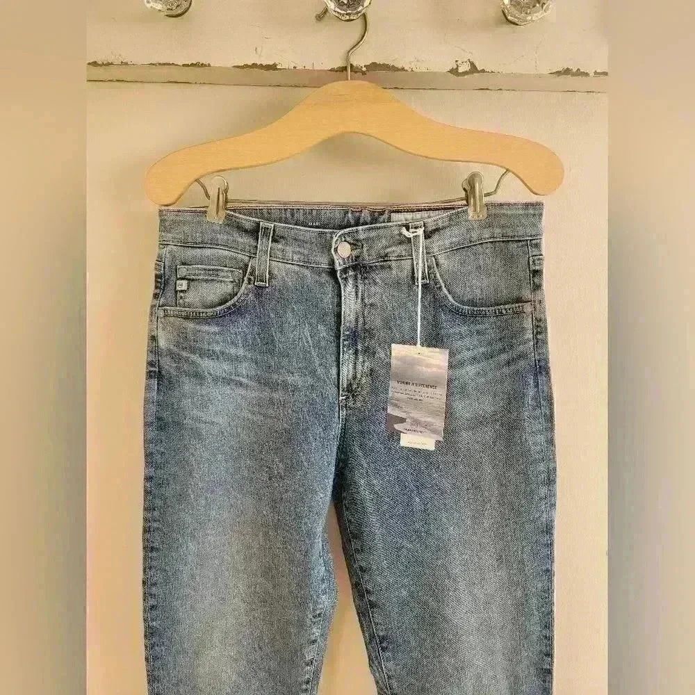 AG Adriano Goldschmied Mari High Rise Straight Jeans Size 31 - Picture 3 of 11
